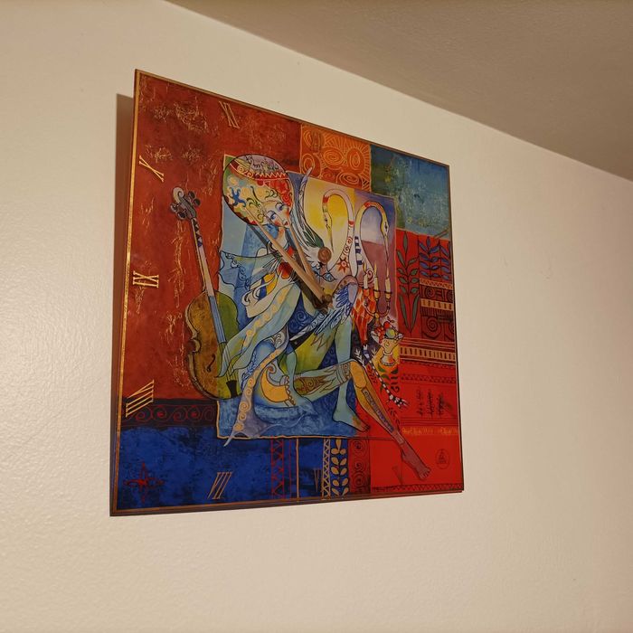 Стенен часовник, Арт, Квадратен, 30.5см