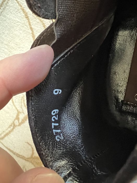 Боти Cesare Paciotti кафяви велурени