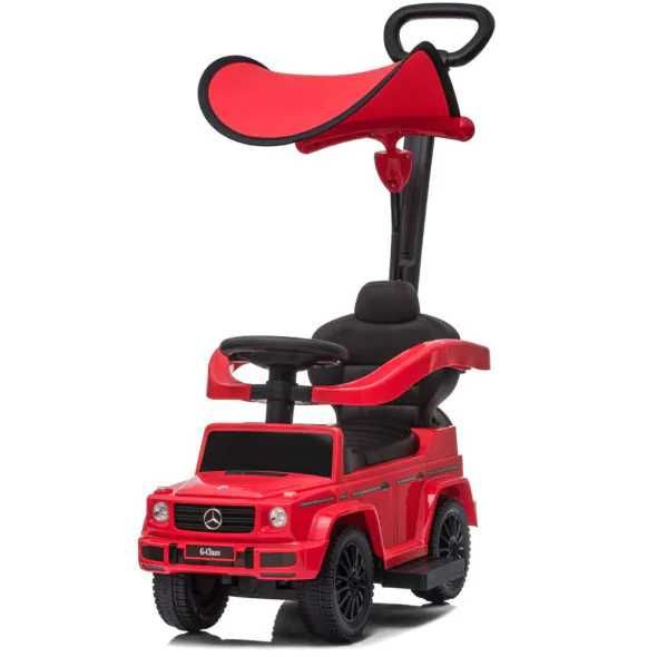 Продавам НЕИЗПОЛЗВАНА Ride-on с дръжка и сенник MERCEDES G350D ЧЕРВЕНА