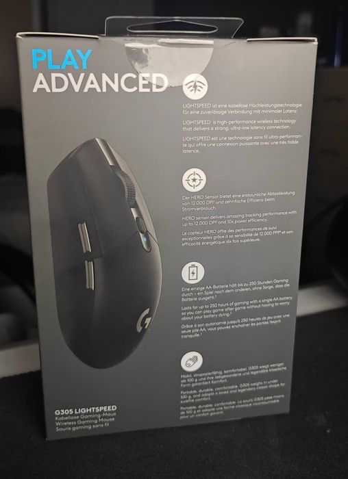 Геймърска мишка Logitech G305 wireless/безжична (ЧИСТО НОВА с кутия)