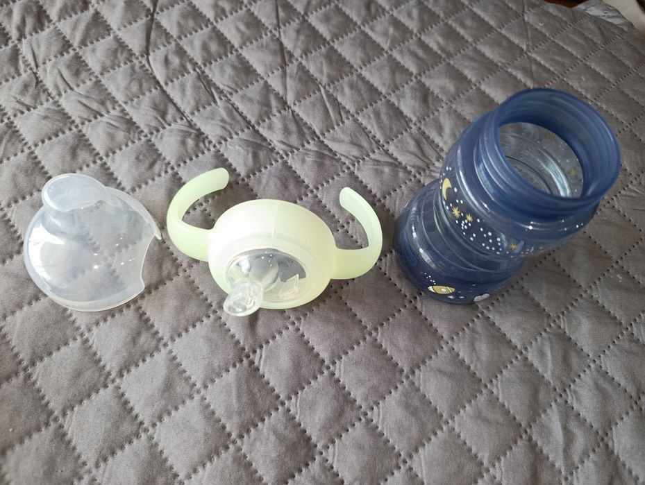 Шишета с дръжка и накрайници, силиконови шишета,термоси бутилки, и др