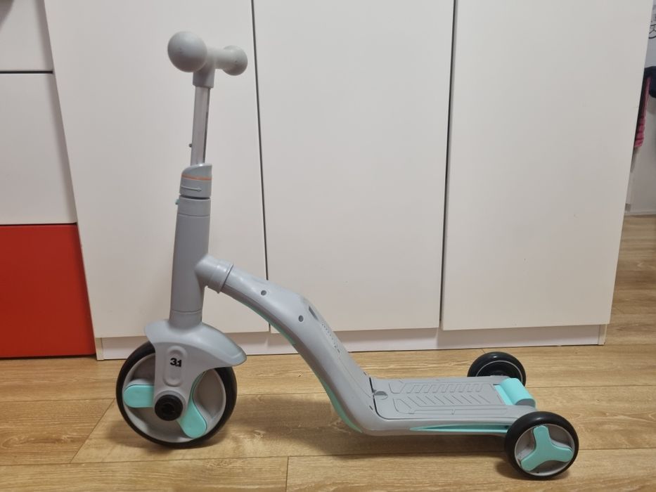 Trotrineta si bicicleta cu sau fără pedale 3 în 1