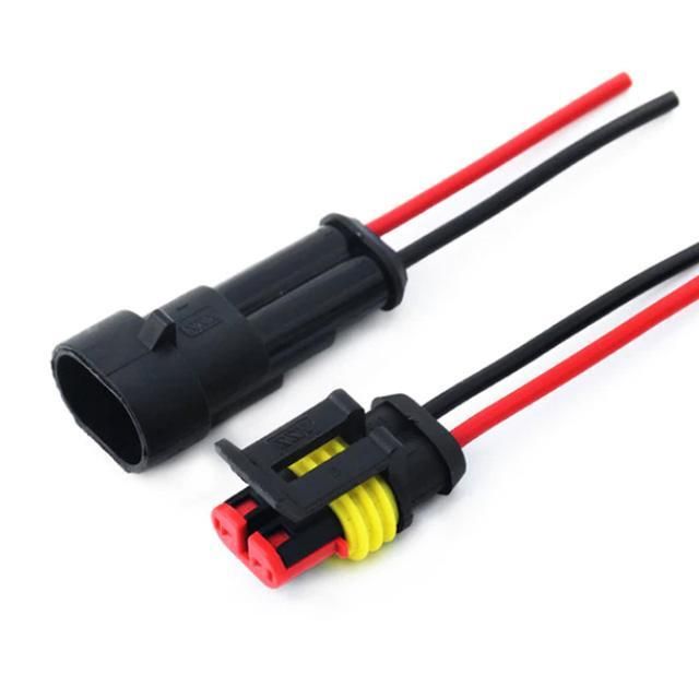 Водоустойчива букса за автомобил - 2 pin