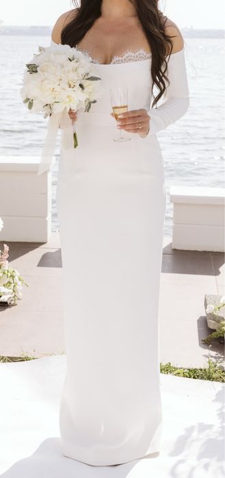 Rochie alba New Arrivals by Ilkyaz Ozel