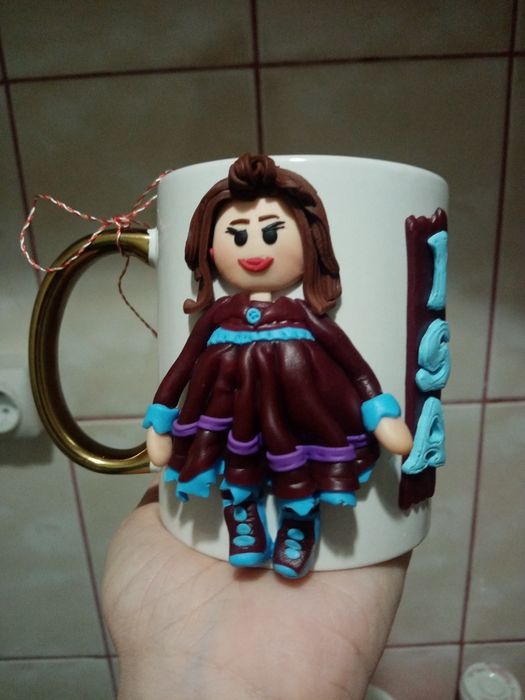 Căni personalizate din Fimo