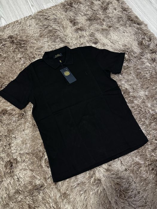 Tricou Polo Bărbați Polo Ralph Lauren - Negru, Mărimea S, Nou cu Etichetă