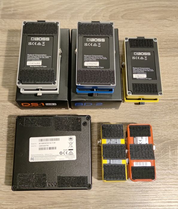 Ефекти за китара boss/dod/ibanez/tc electronic