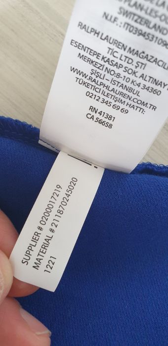 POLO Ralph Lauren Pique Cotton Slim Fit / L НОВО ОРИГИНАЛ Дамс Tениска