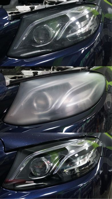 Шкурене, полиране и защита на фарове