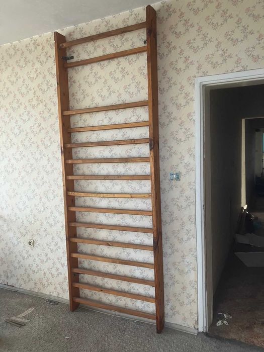 Шветска стена, употребявана, 256 х 90 см 13 стъпала