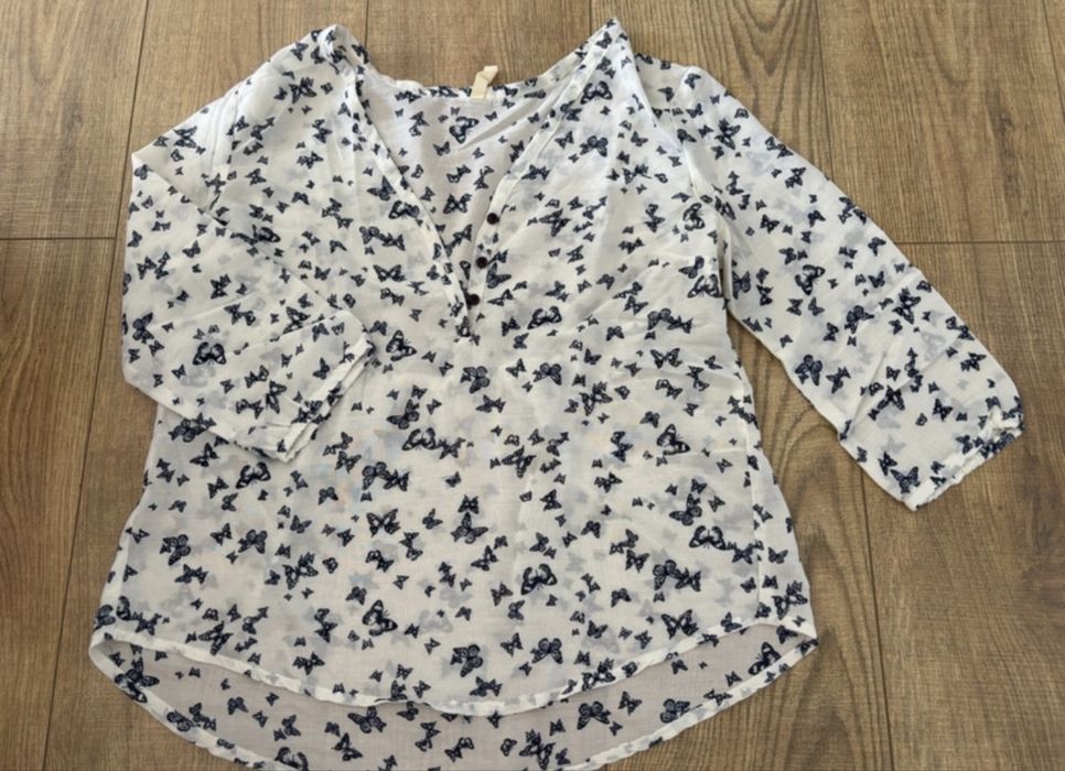 Bluza cu maneca treisfert Bershka
