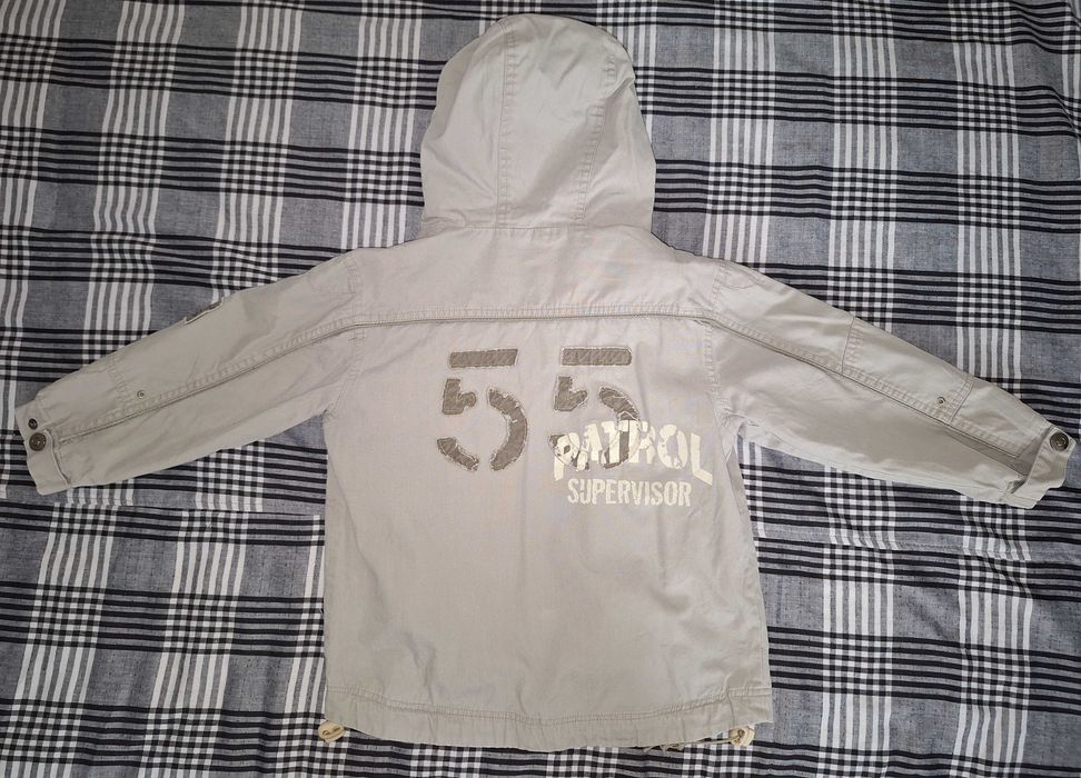 Детско яке в сив цвят