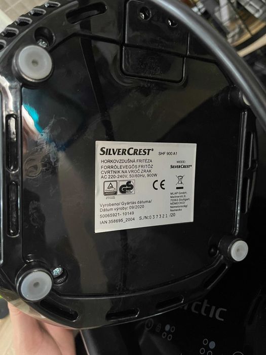 Air Fryer SilverCrest SHF 900 A1, 900 W, 1.5 L