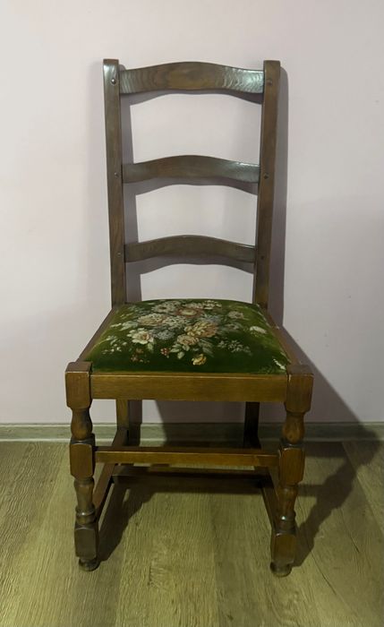 Set 6 scaune vintage cu model