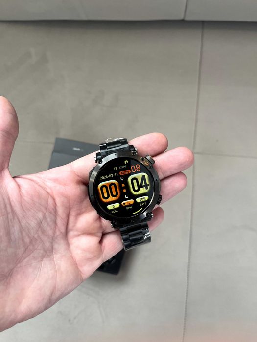 Smartwatch, Смарт Часовник за мъже с опреционна система Android - НОВ!