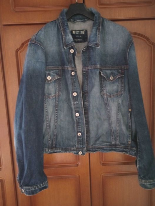 geaca barbati bluejeans Mustang,marime XL,bumbac,clasica