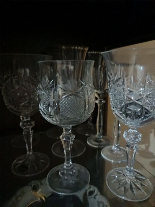 Продам хрустальные бокалы ретро.