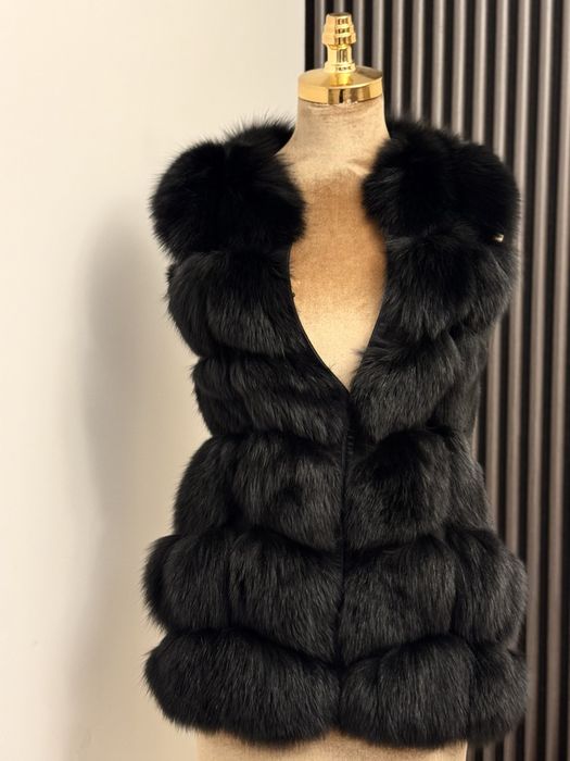 Vesta din blana naturala