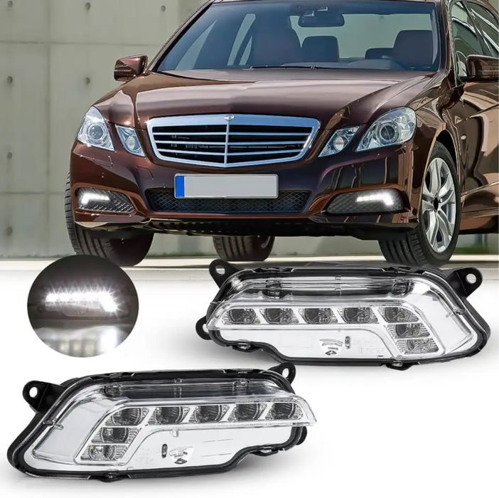 Lumina Lumini De Zi DRL Daylight Proiectoare Led Mercedes E Class W212