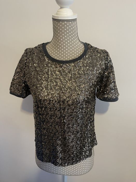Set Mango bluza fusta paiete XS