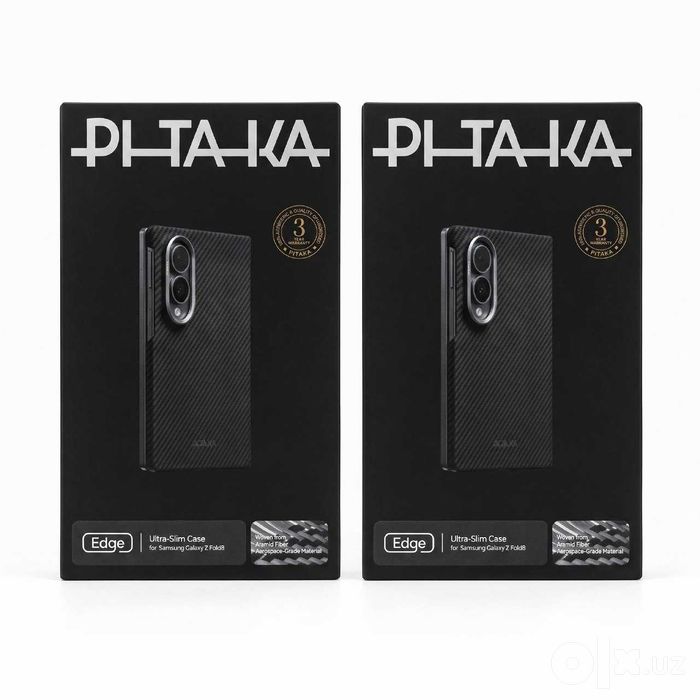PITAKA Samsung Z Fold 8 Wide and Ultra Tactile Woven Aramid Fiber Case