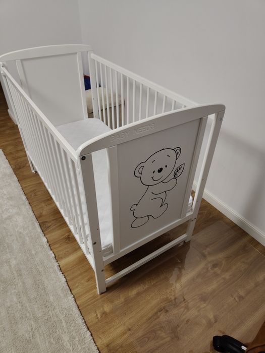 Pătuț Baby Needs cu saltea 12cm