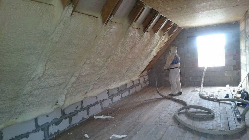 Утепление мансарды, крыш, tom utepleniya, penoplast, penopoliuretan