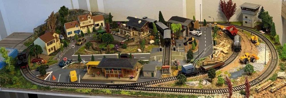 ел влакче мерклин ho диорама  макет