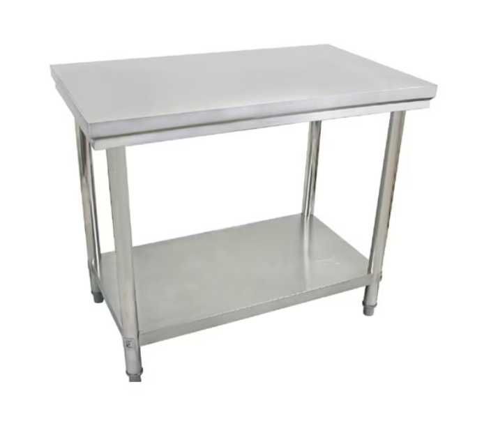 Masa de inox cu polita ,Mese de inox cu polita 80,100,120,140-200 cm