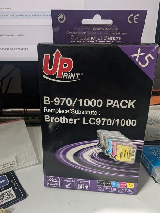 3 seturi cartușe cerneală Brother B-970/1000