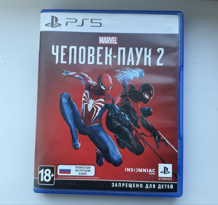 Человек паук 2 диск на PS5