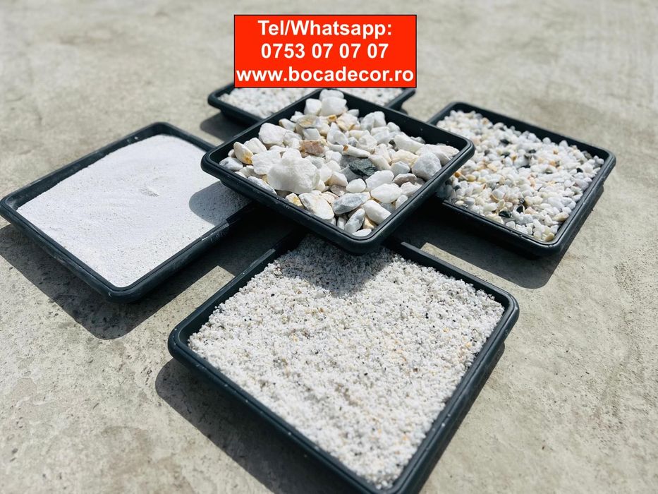 Marmura alba decorativă amenajări,piatra de grădină,marmura spartă