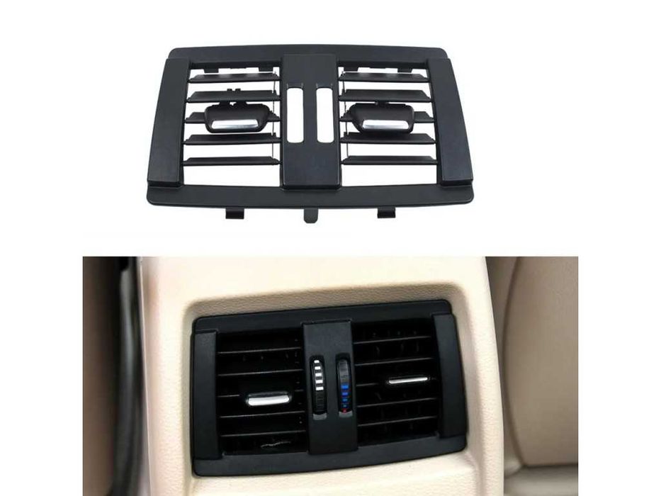 Заден въздуховод BMW 3 F20 F30 черно с хром Standart model БМВ Ф20 Ф30