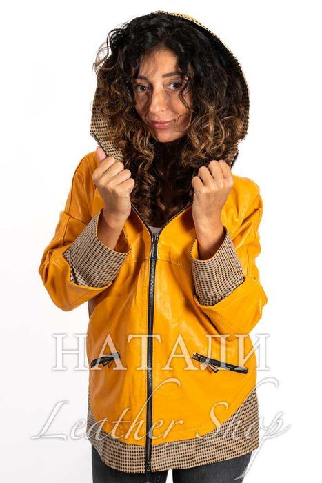 Дамско кожено яке Елеонора