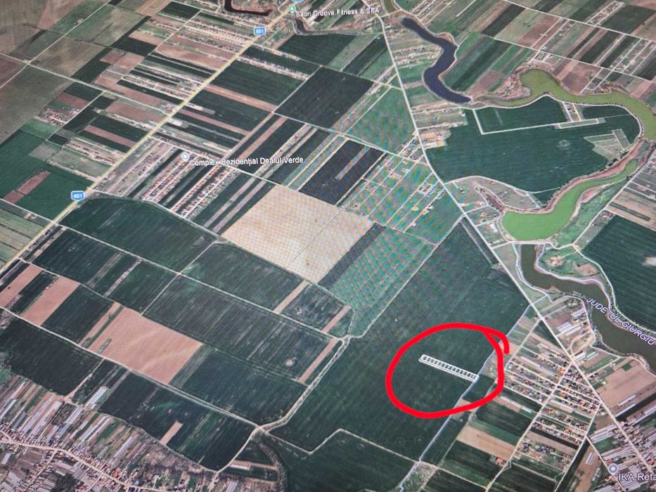 Teren intravilan 10.000 mp Berceni-Vidra