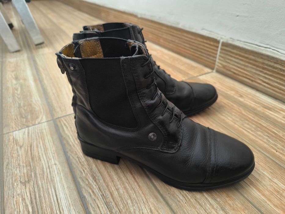 Боти за езда от естествена кожа