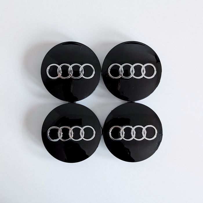 Капачки за джанти за Ауди A3 A4 A5 А6 A7 Q3 Q5 Q7 сиви черни 60/69мм