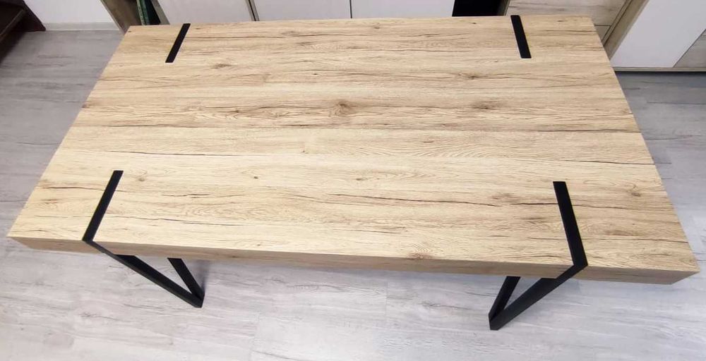 Masa bucatarie/dining, 4 persoane, stejar, 170 x 90 x 76 cm