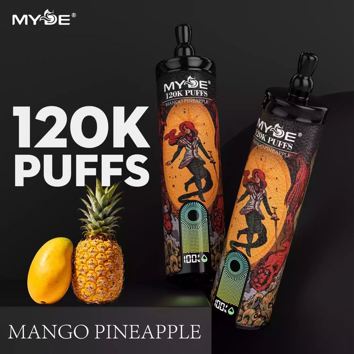 MYDE vape 120.000 XXL gust intens narghilea