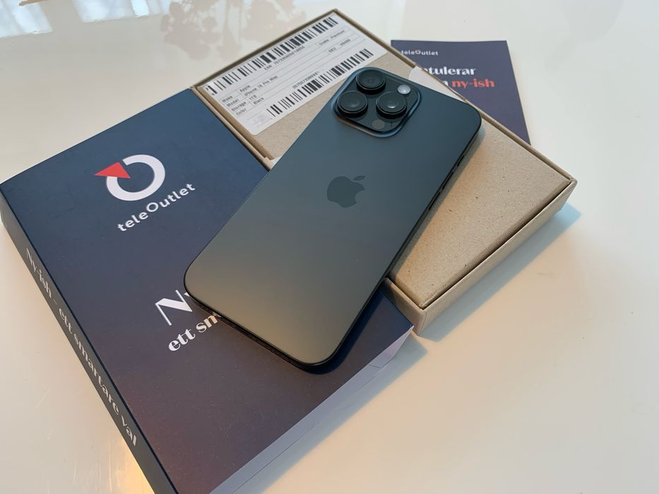 iPhone 16 Pro Max 1TB Black Titanium – Grade Premium | 100% Батерия (14 цикъла) | 2 Години Гаранция
