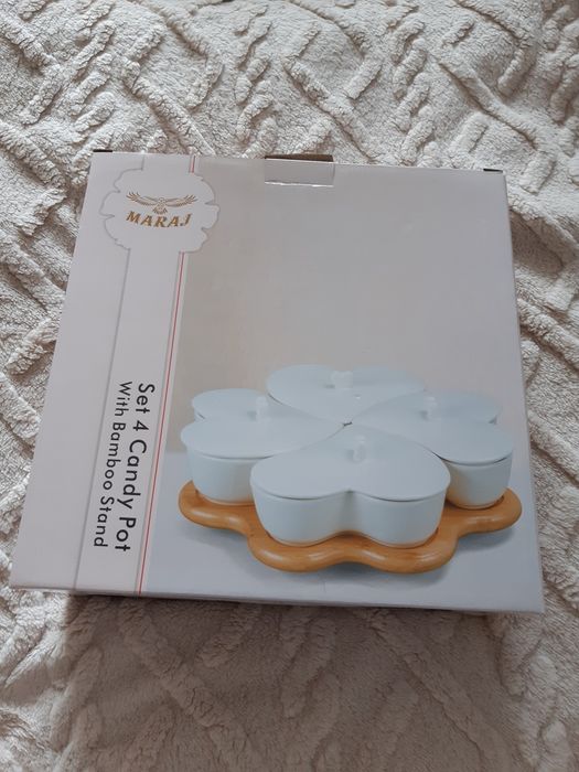 продам менажницу бамбук керамика