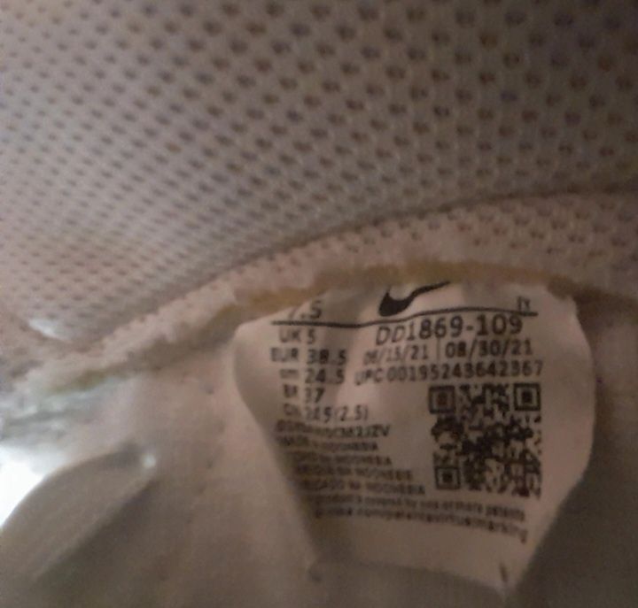 Nike Air Dunk high white/sail gum med brown