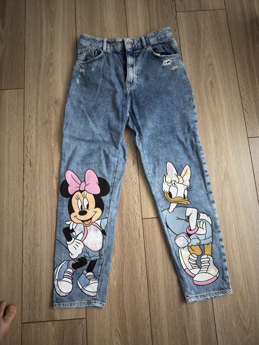 Дънки bershka, minnie mouse