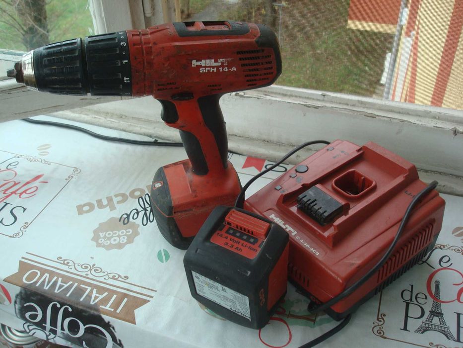 Autofiletanta bormasina impact Li-ion Hilti SFH 14-A ,3.3 A,incarcator