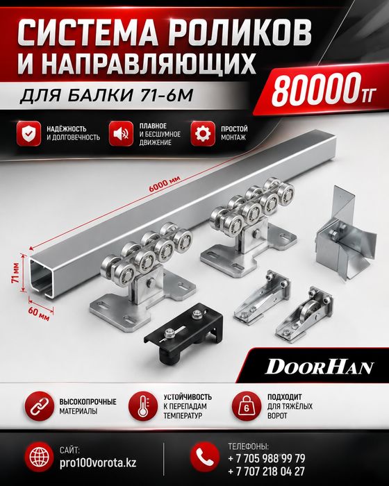 Комплект откатных