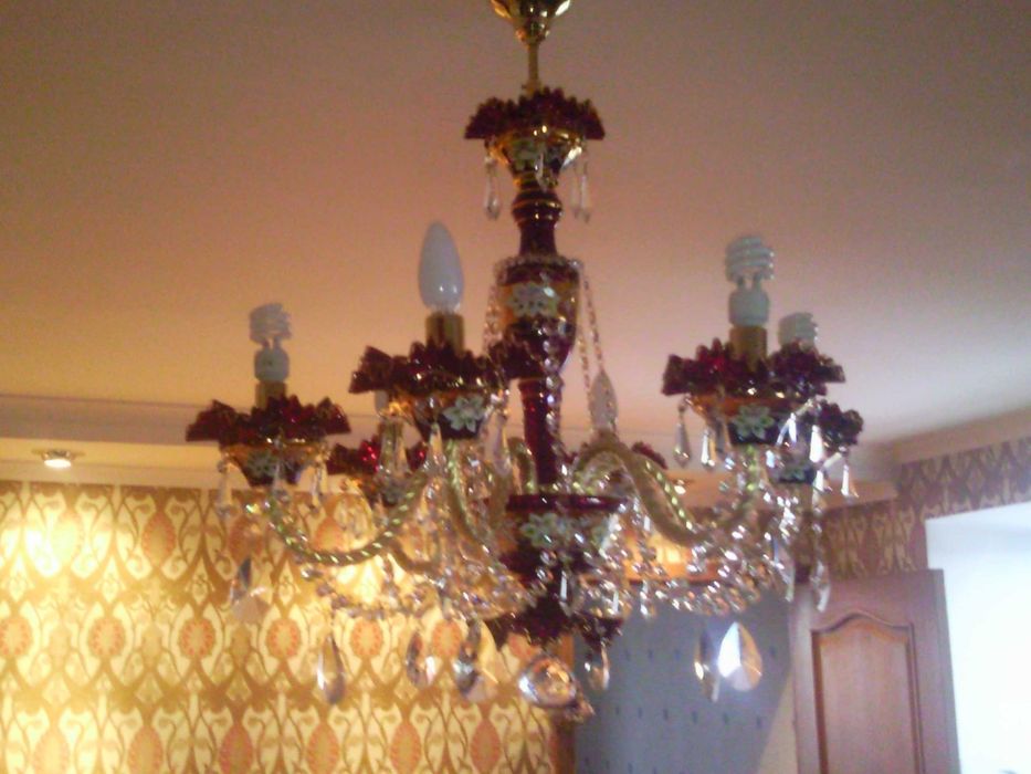 хрустальная люстра элит Богемия