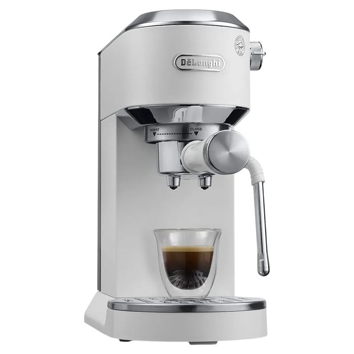 Кофеварка сенсорная Рожковая DeLonghi EC890.WI