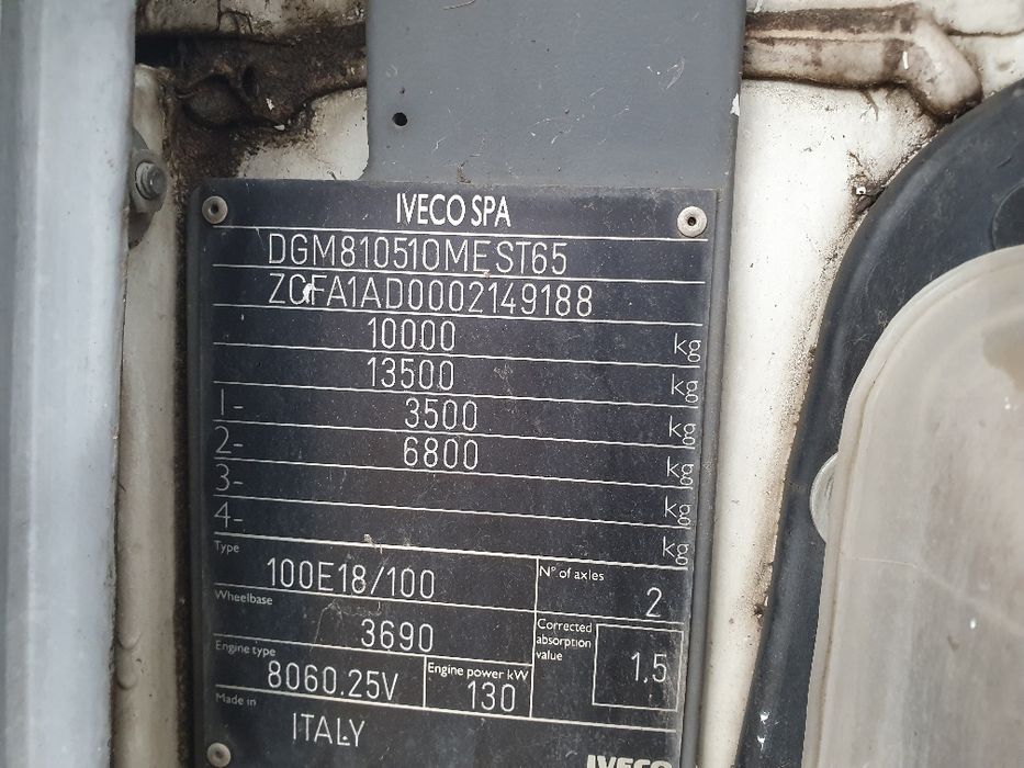 Iveco cu macara si basculabil originale de fabrică