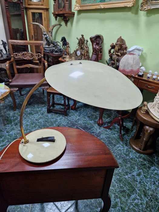 Рядка голяма антикварна руска съветска настолна лампа