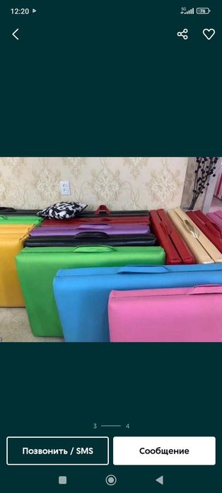 Кушетка новая зеленая